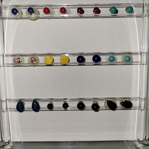 43 Pairs of Stud Earrings